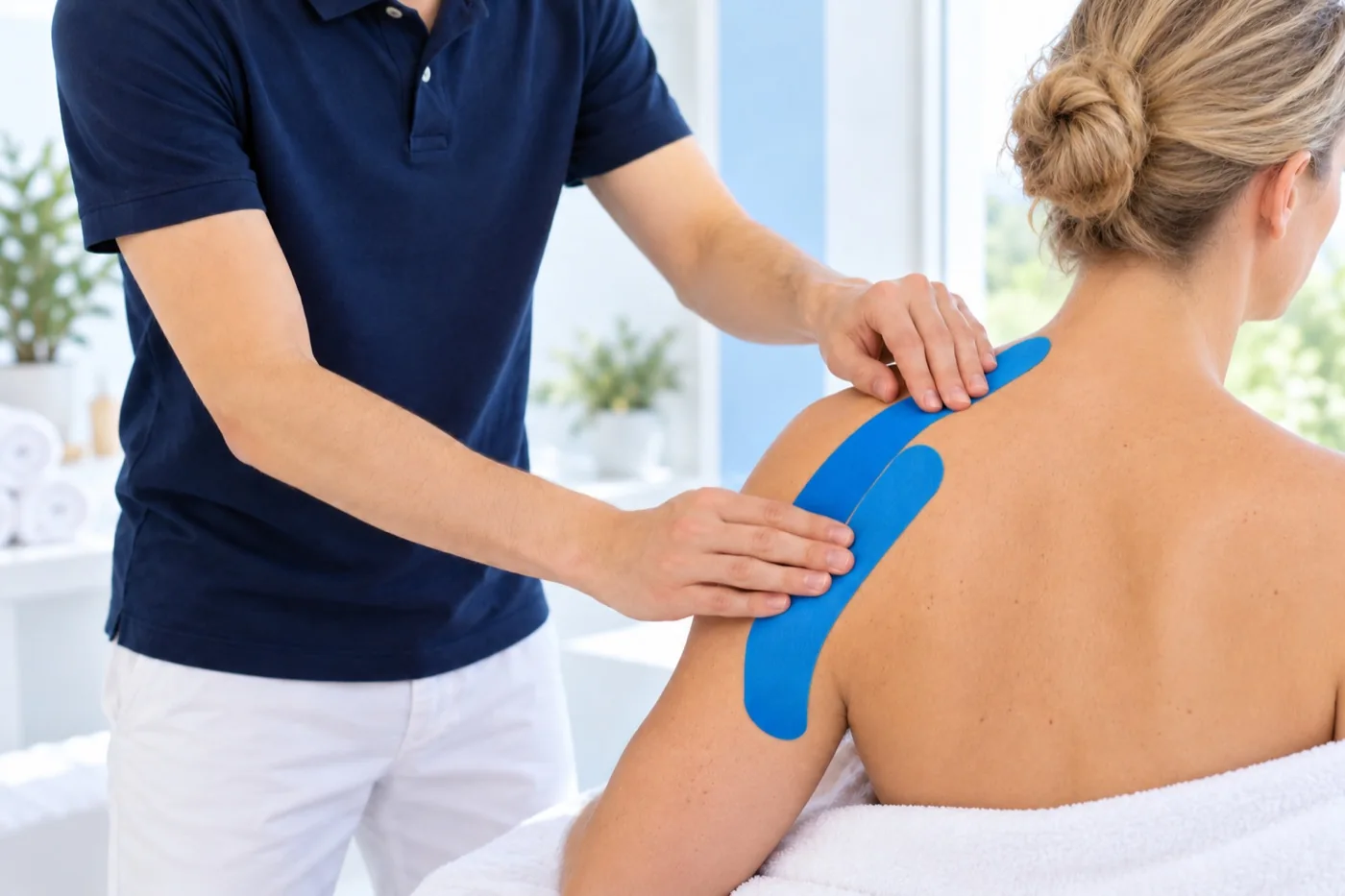 Immagine illustrativa: Taping kinesiologico